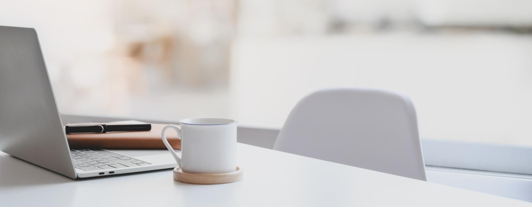 a cup of coffee on a table