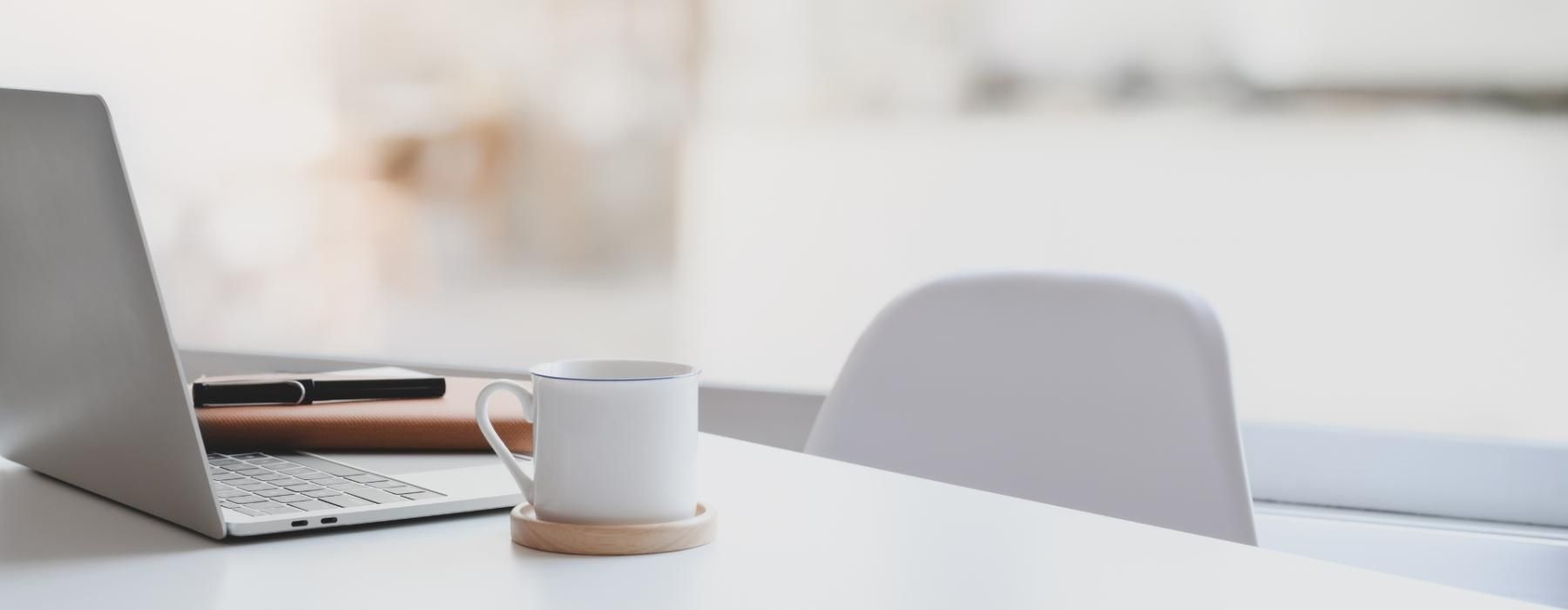 a cup of coffee on a table